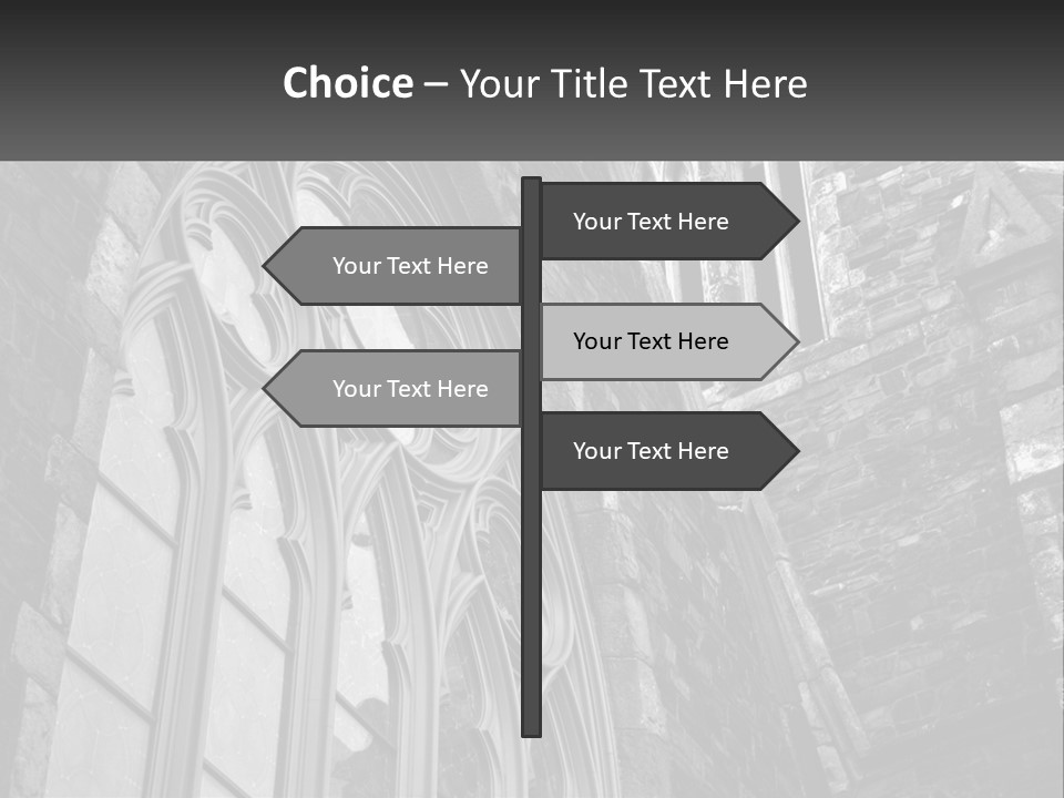 Woman Standing Caucasian PowerPoint Template