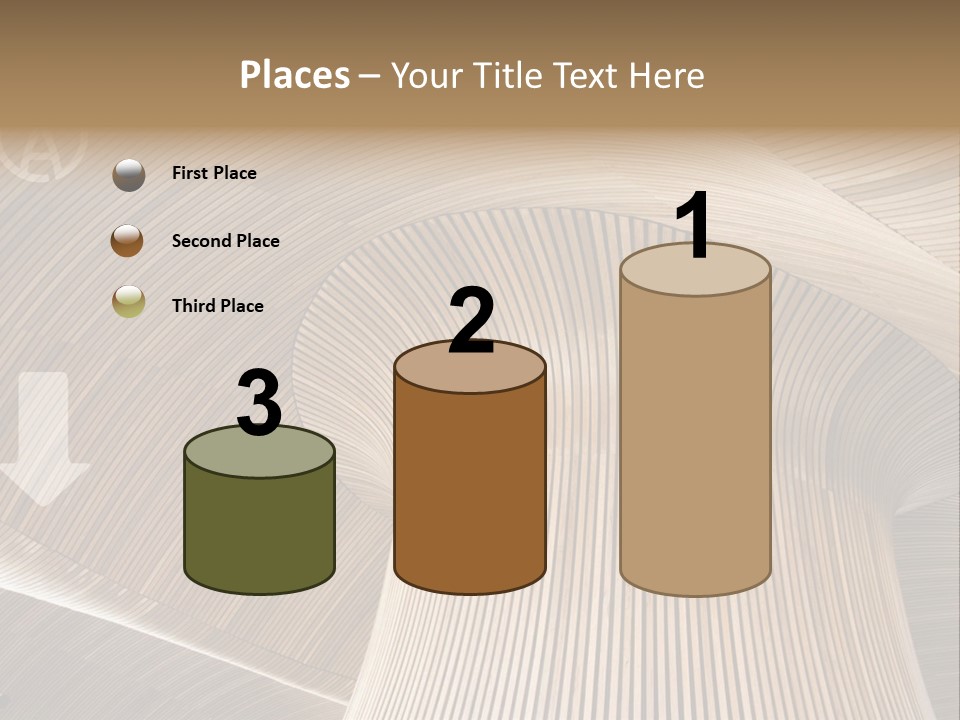 Pensioner Sunrise Caucasian PowerPoint Template