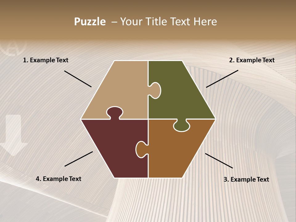Pensioner Sunrise Caucasian PowerPoint Template