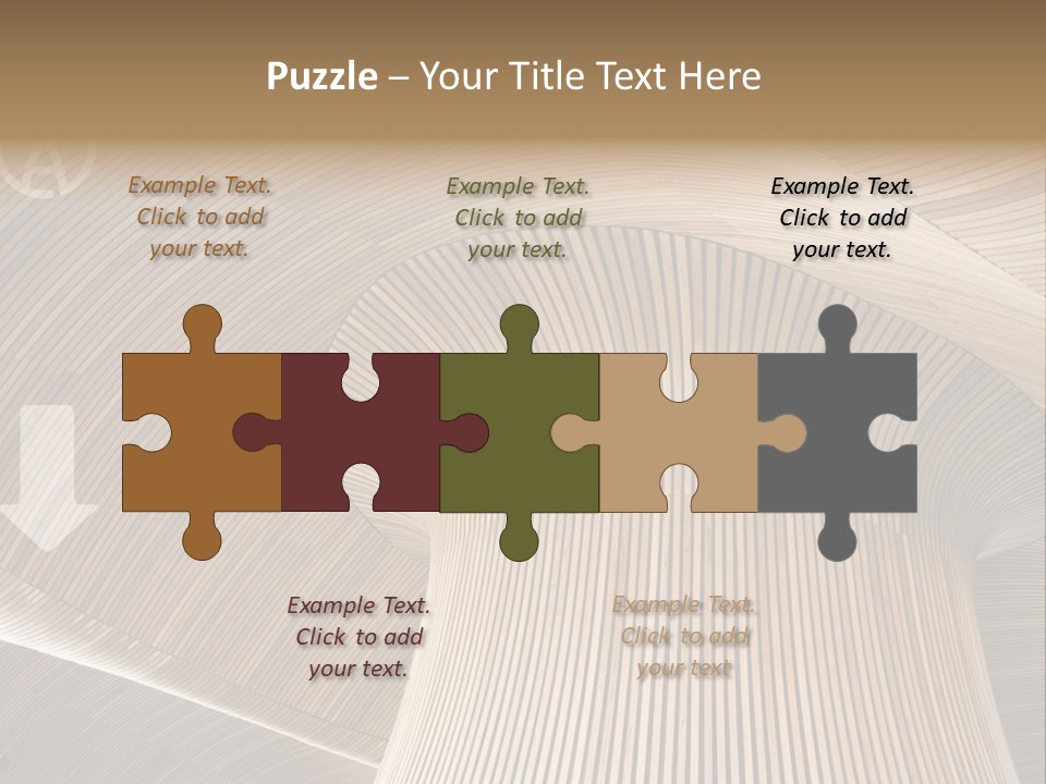 Pensioner Sunrise Caucasian PowerPoint Template