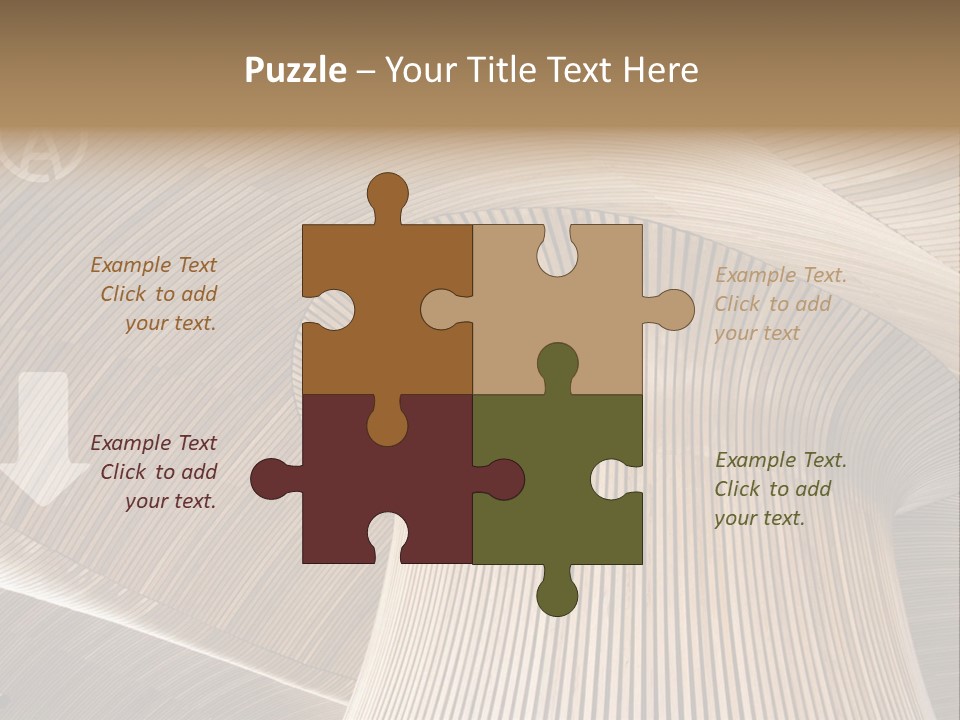 Pensioner Sunrise Caucasian PowerPoint Template