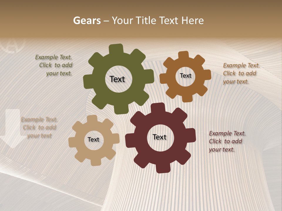 Pensioner Sunrise Caucasian PowerPoint Template