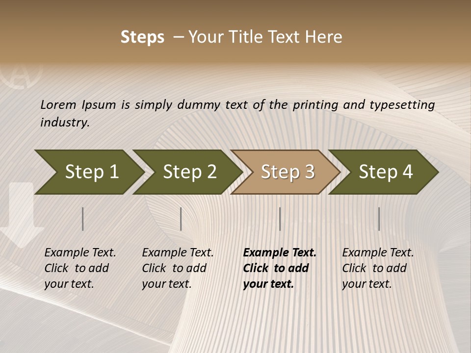 Pensioner Sunrise Caucasian PowerPoint Template