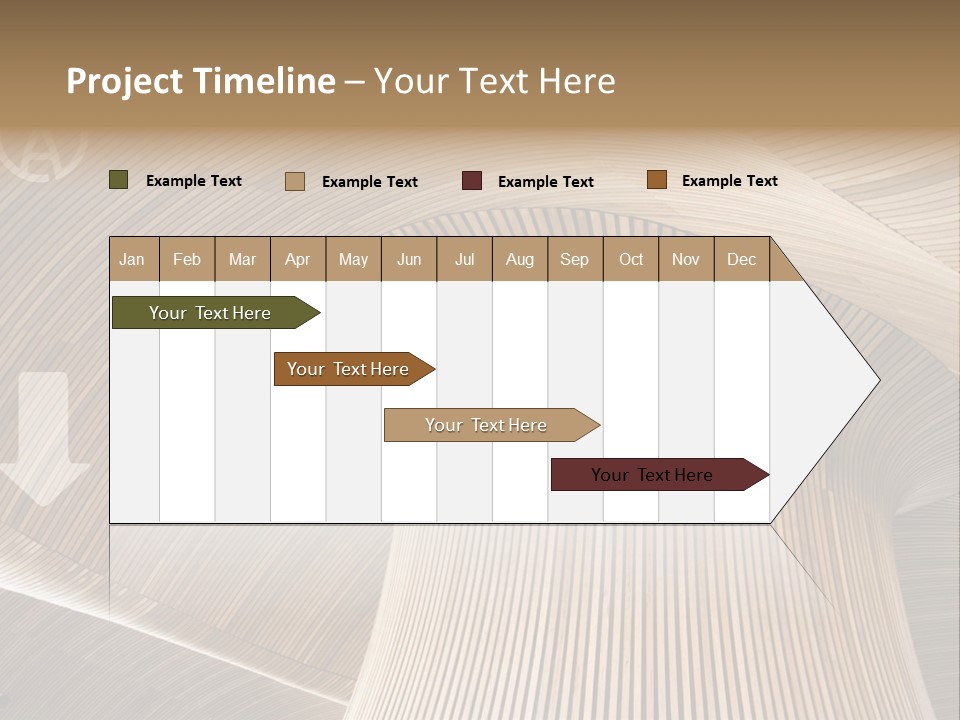 Pensioner Sunrise Caucasian PowerPoint Template
