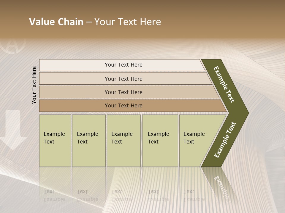 Pensioner Sunrise Caucasian PowerPoint Template