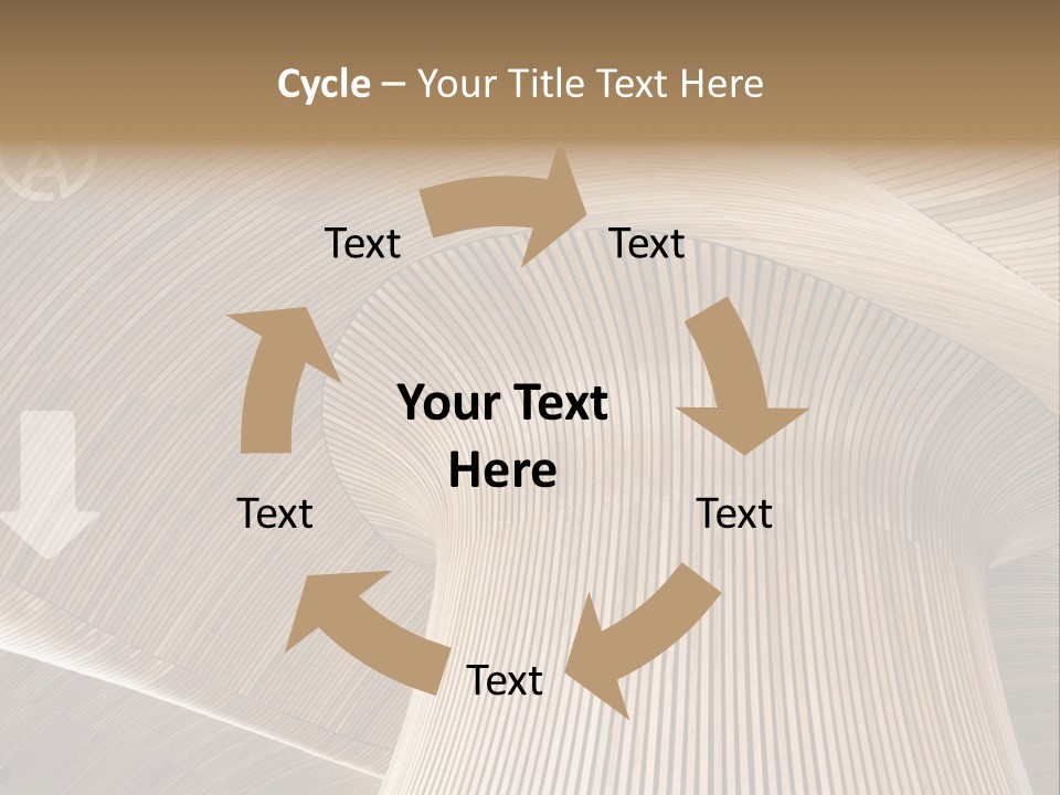 Pensioner Sunrise Caucasian PowerPoint Template