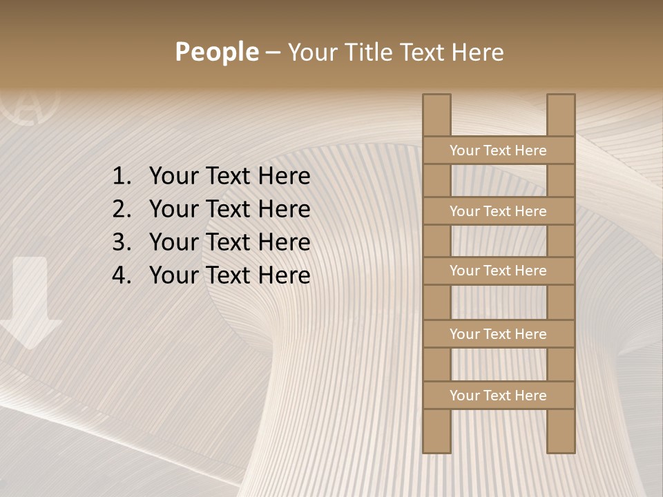 Pensioner Sunrise Caucasian PowerPoint Template