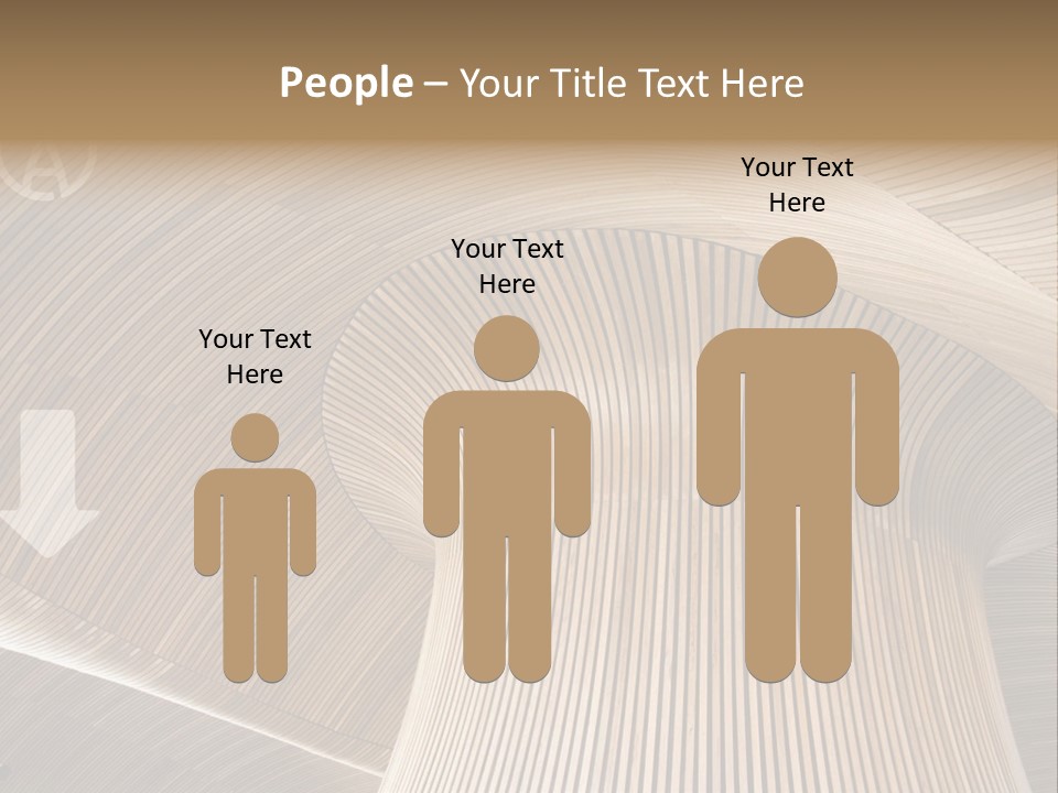 Pensioner Sunrise Caucasian PowerPoint Template