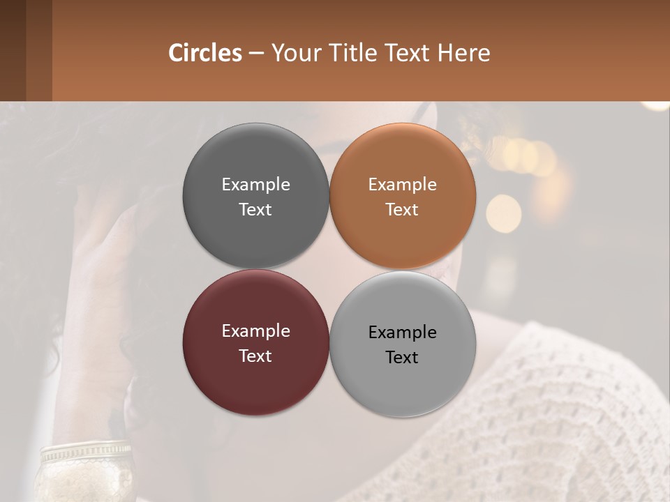 Wellness Caucasian Ocean PowerPoint Template