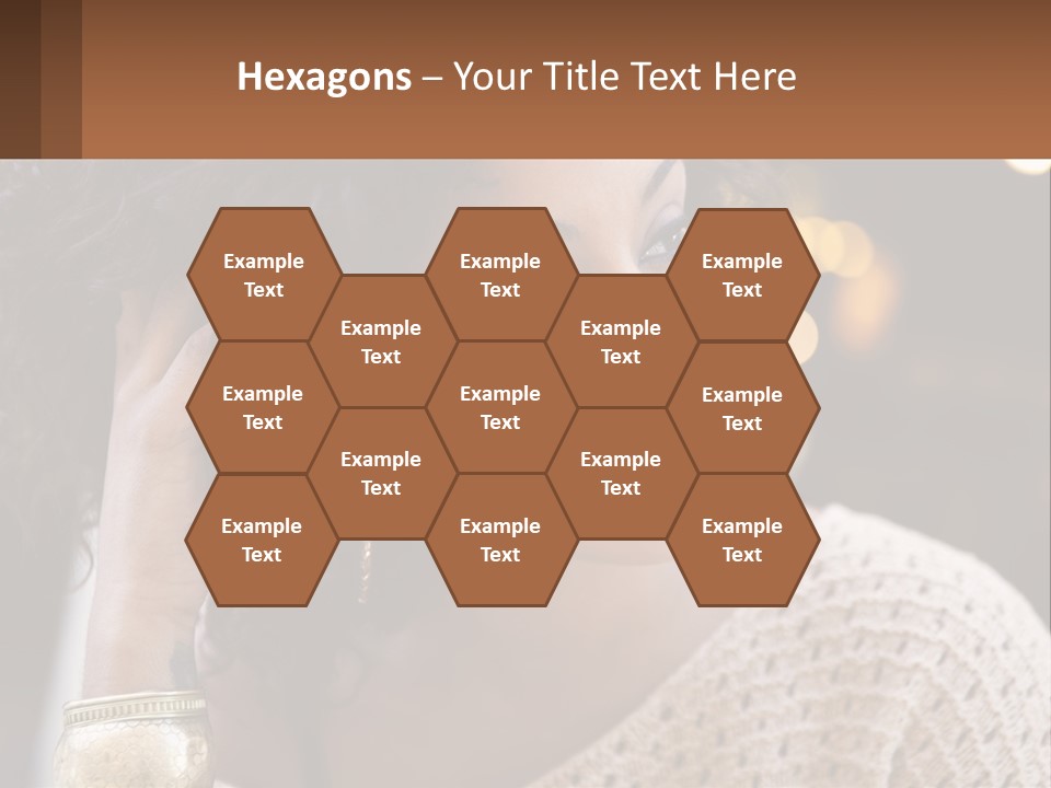 Wellness Caucasian Ocean PowerPoint Template