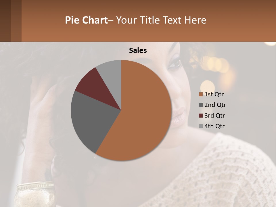 Wellness Caucasian Ocean PowerPoint Template