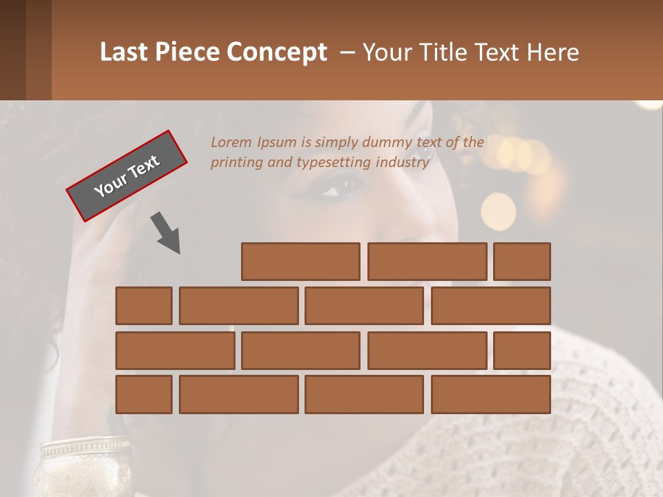 Wellness Caucasian Ocean PowerPoint Template