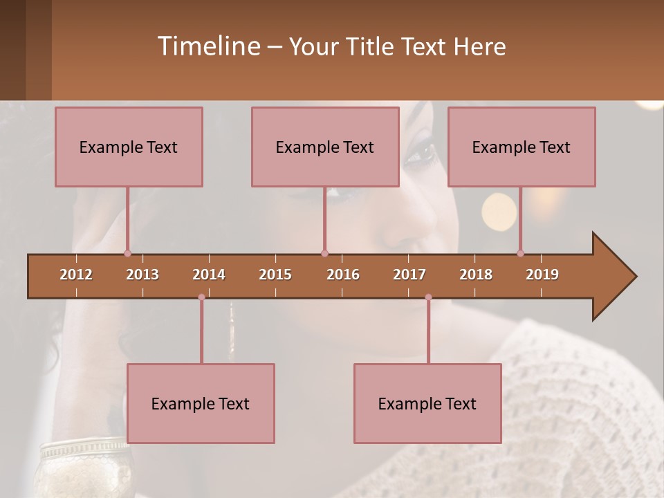 Wellness Caucasian Ocean PowerPoint Template
