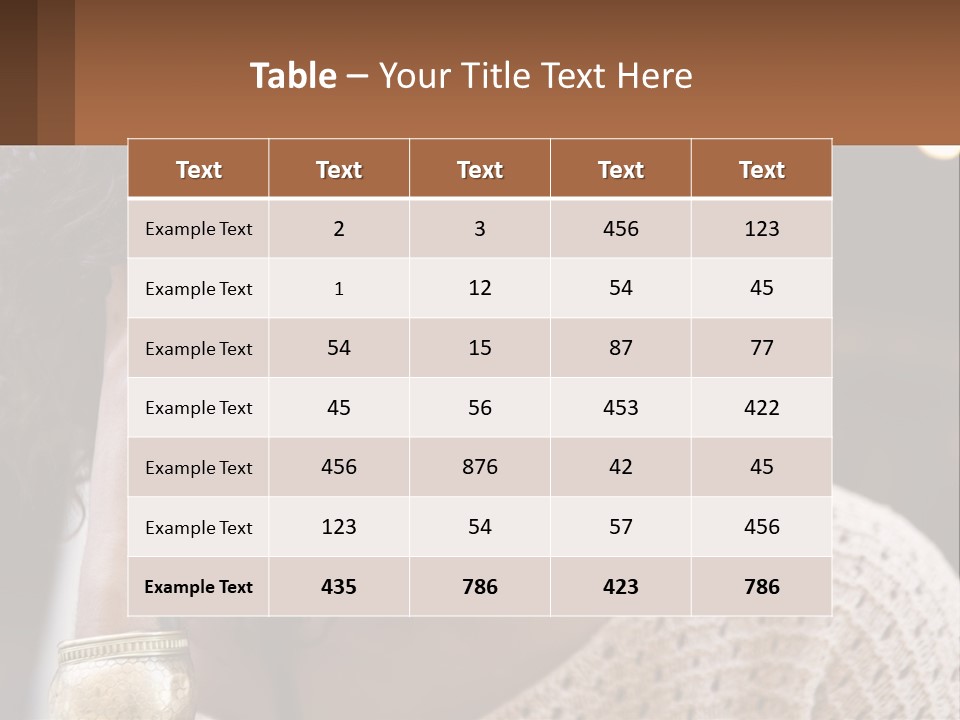 Wellness Caucasian Ocean PowerPoint Template