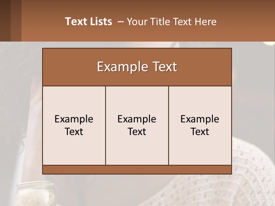 Wellness Caucasian Ocean PowerPoint Template