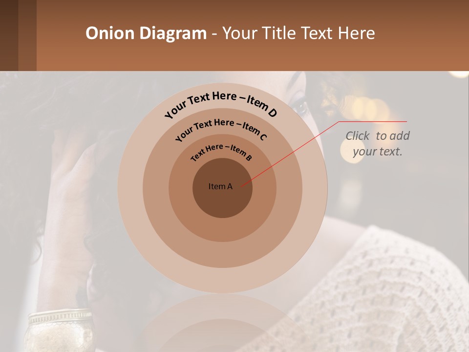 Wellness Caucasian Ocean PowerPoint Template