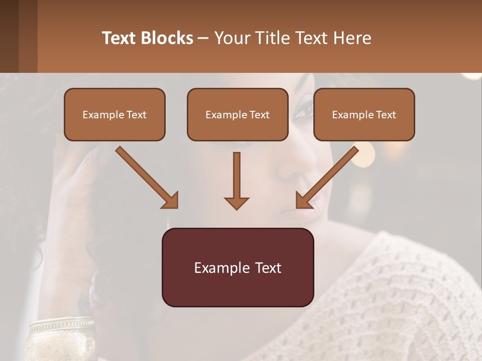 Wellness Caucasian Ocean PowerPoint Template