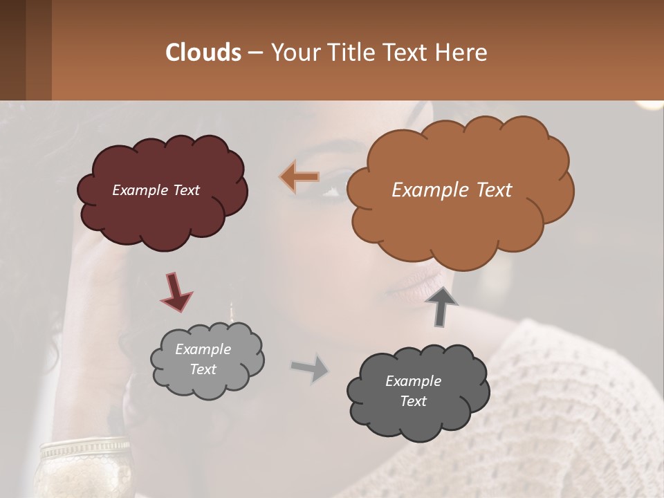 Wellness Caucasian Ocean PowerPoint Template