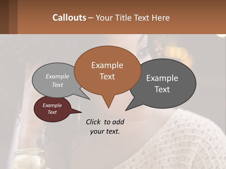 Wellness Caucasian Ocean PowerPoint Template