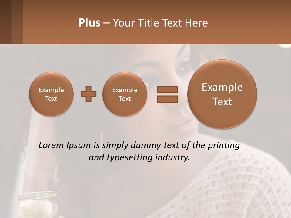 Wellness Caucasian Ocean PowerPoint Template