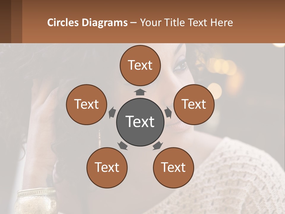 Wellness Caucasian Ocean PowerPoint Template