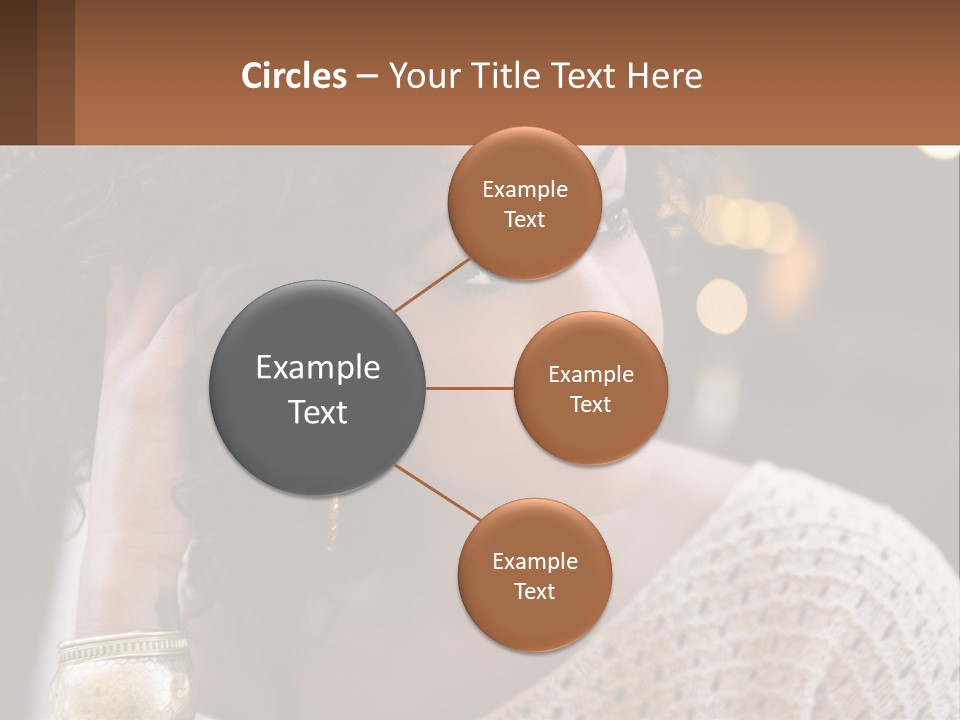 Wellness Caucasian Ocean PowerPoint Template