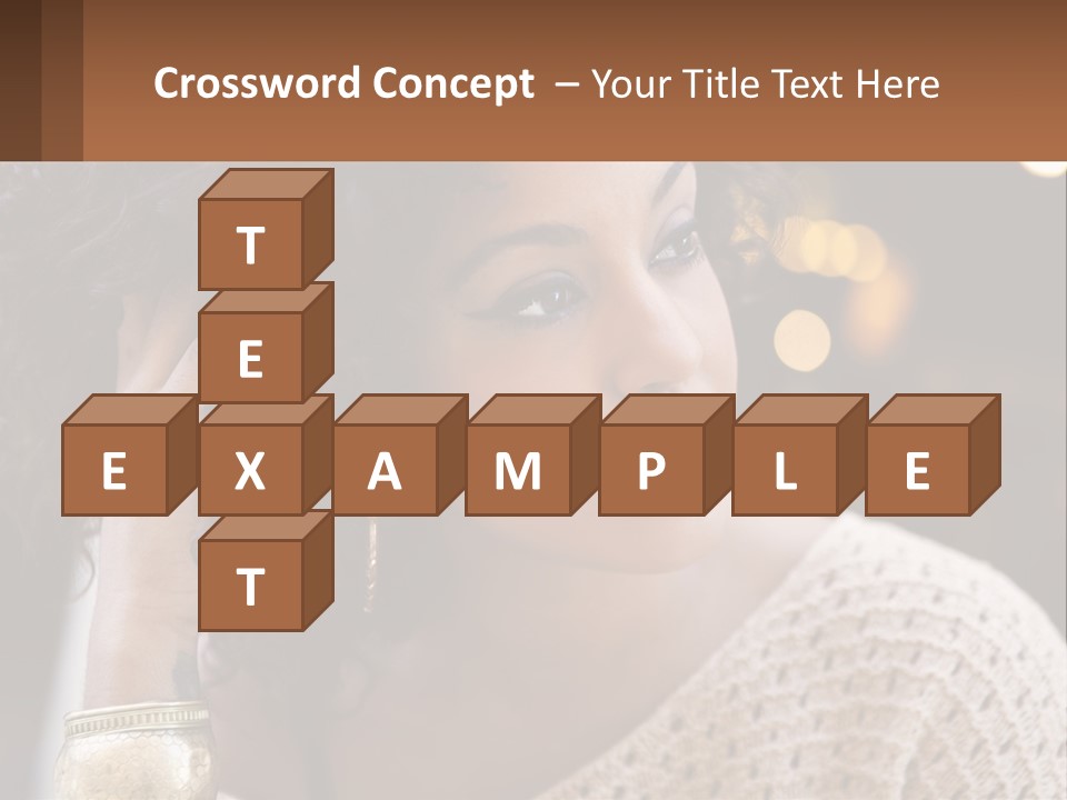 Wellness Caucasian Ocean PowerPoint Template