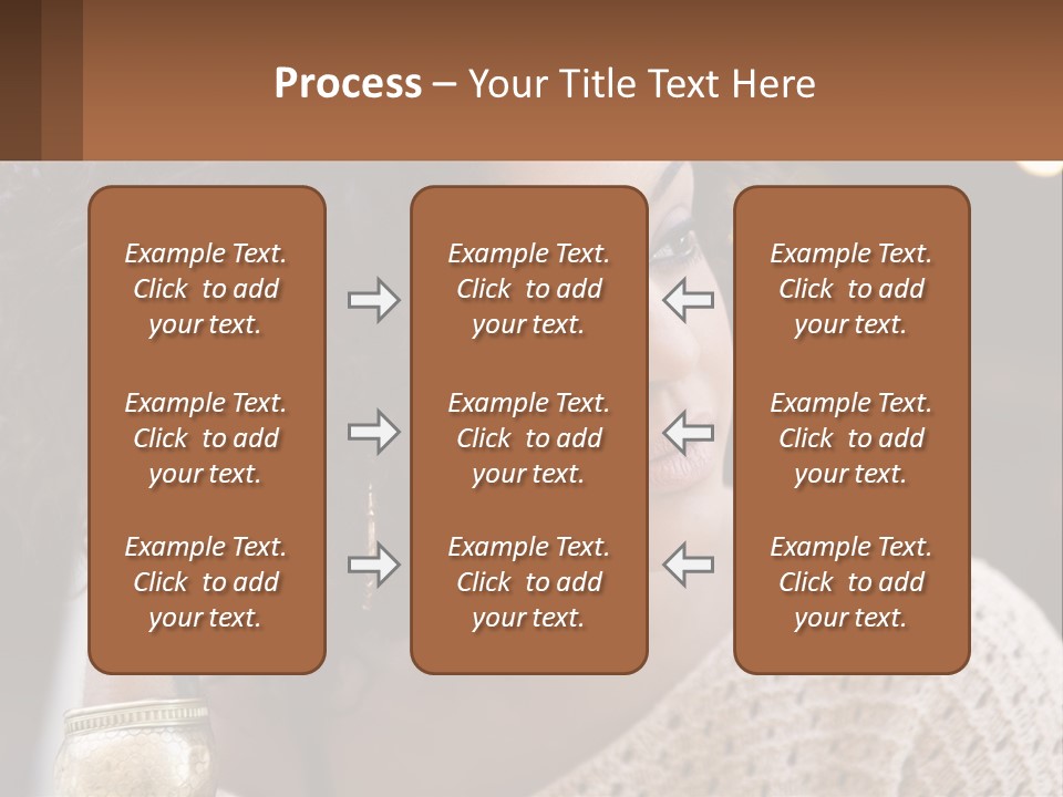 Wellness Caucasian Ocean PowerPoint Template