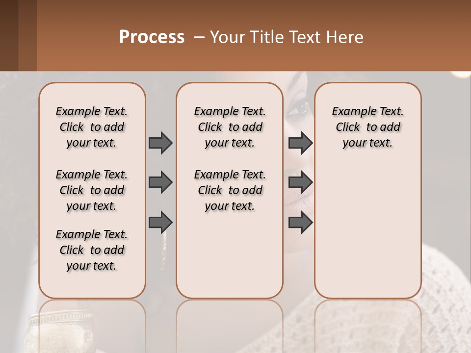 Wellness Caucasian Ocean PowerPoint Template