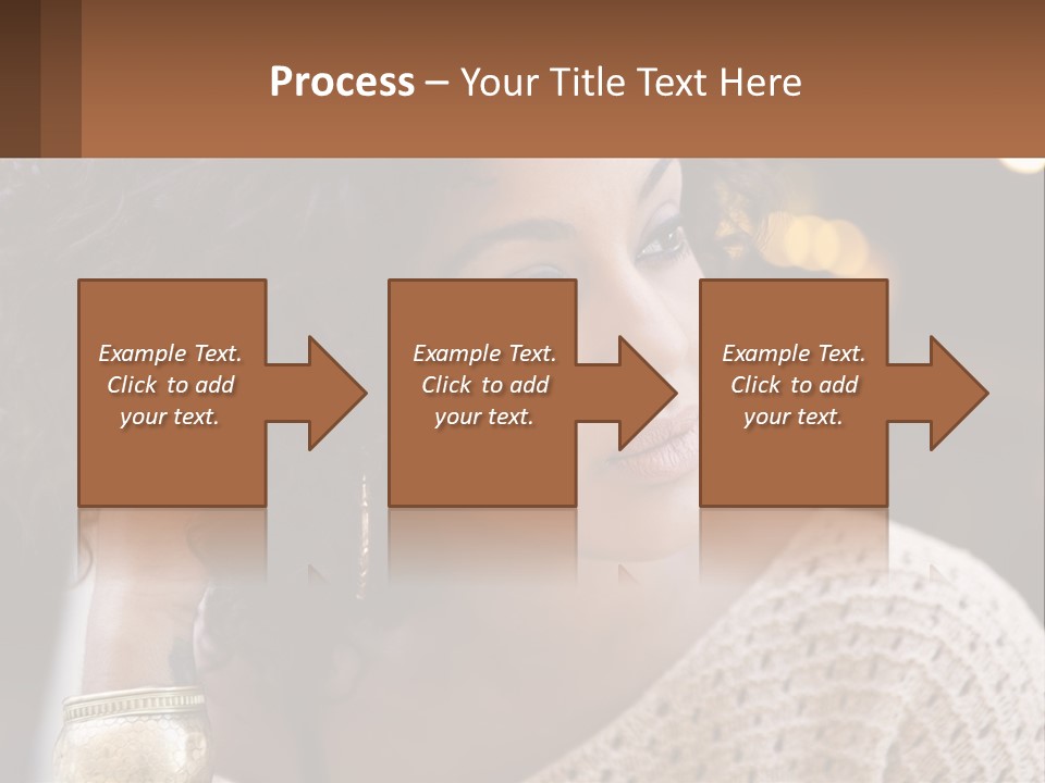 Wellness Caucasian Ocean PowerPoint Template