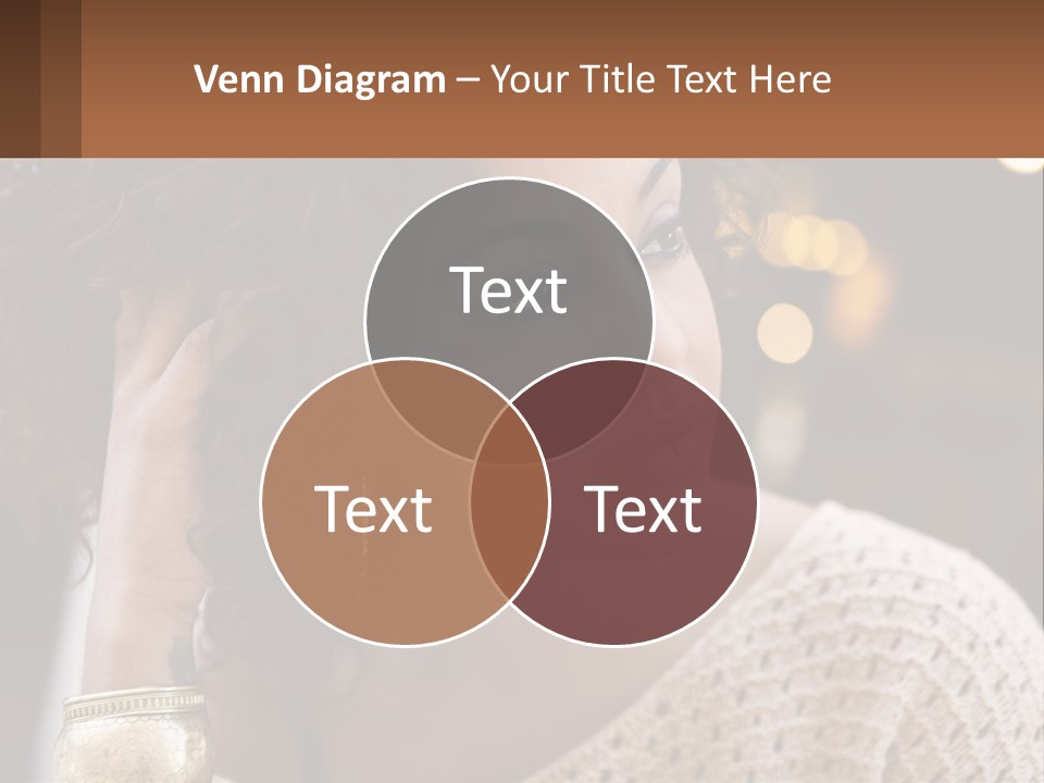 Wellness Caucasian Ocean PowerPoint Template