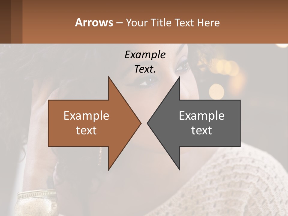 Wellness Caucasian Ocean PowerPoint Template