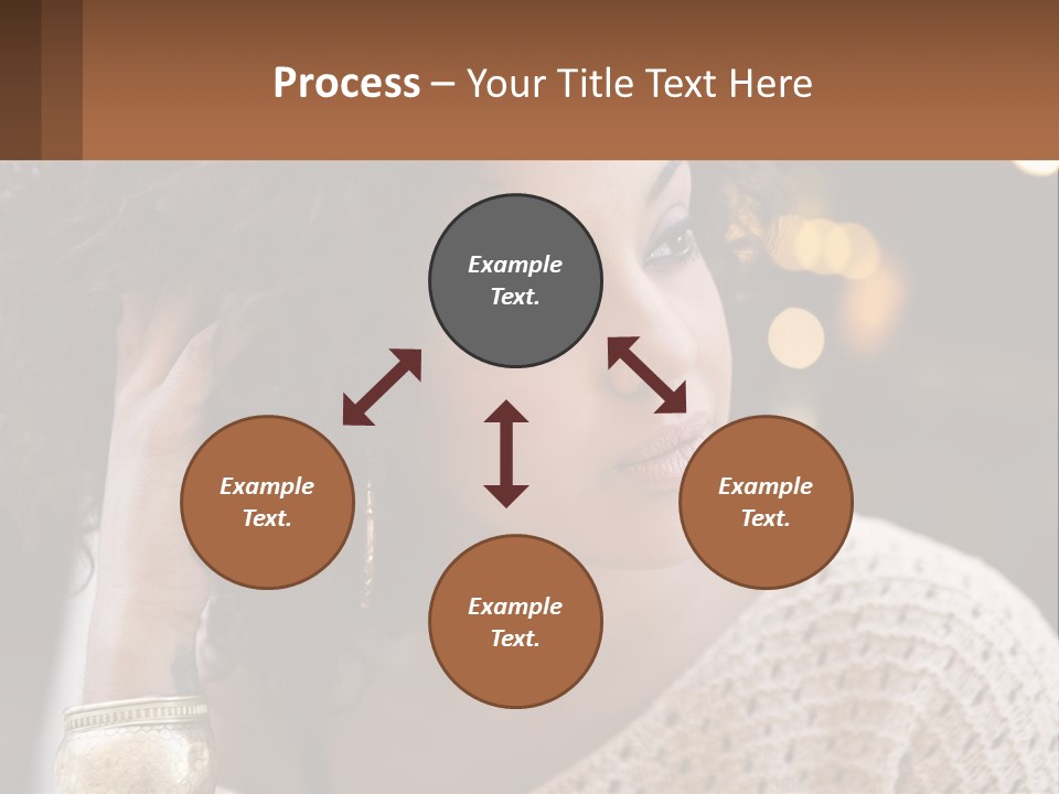 Wellness Caucasian Ocean PowerPoint Template