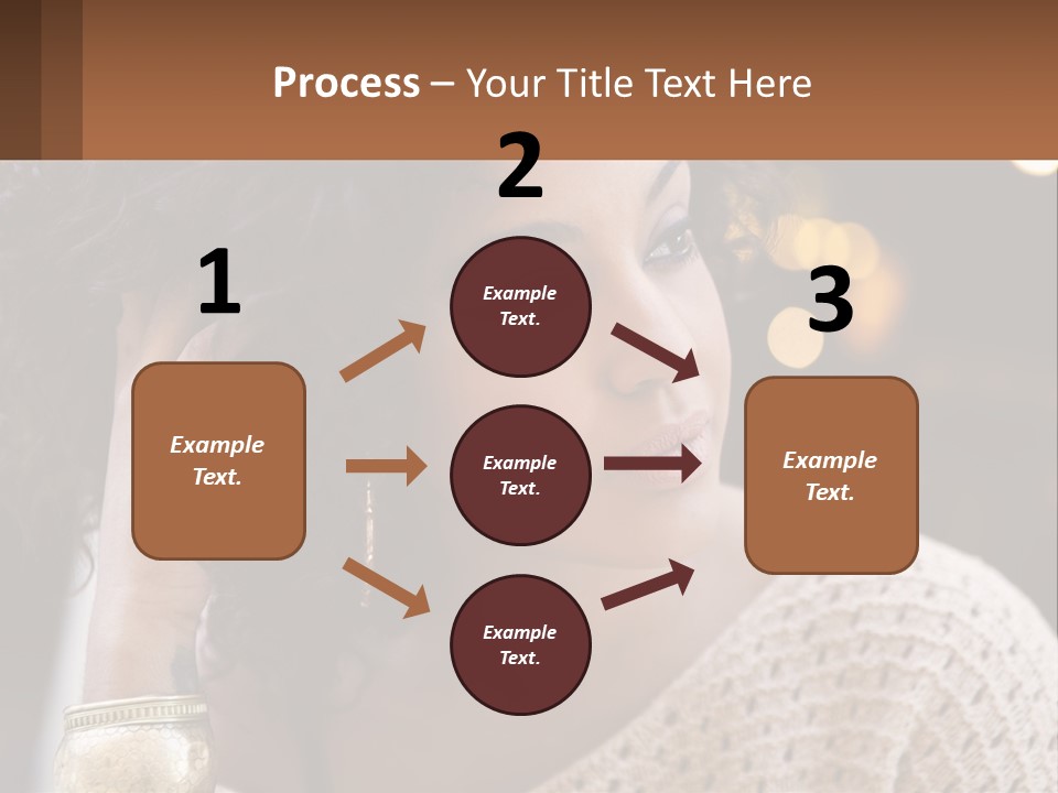 Wellness Caucasian Ocean PowerPoint Template