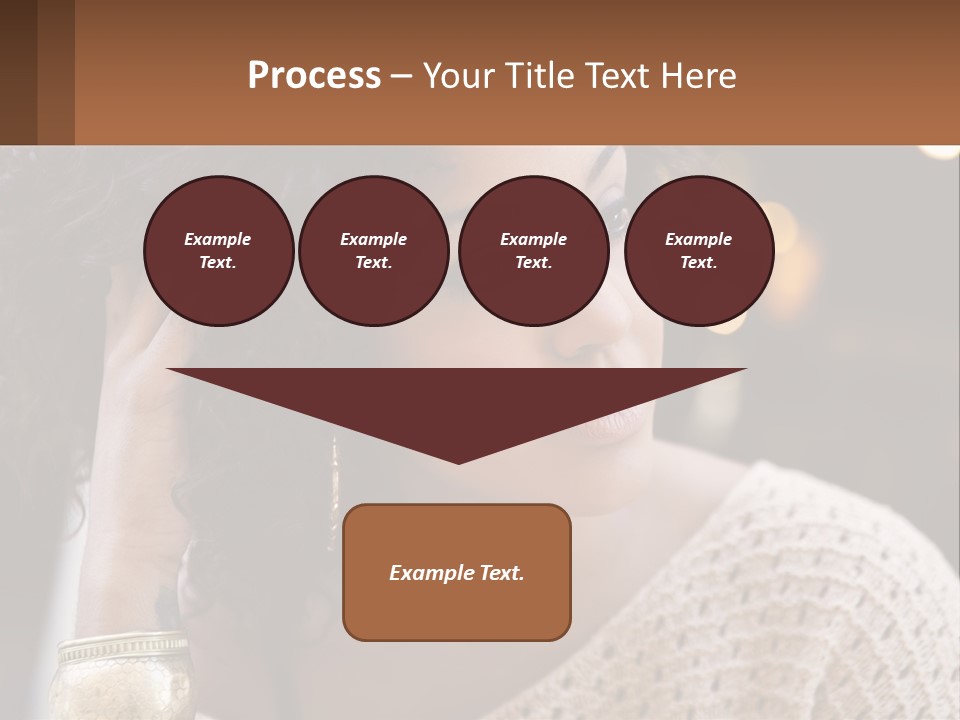 Wellness Caucasian Ocean PowerPoint Template