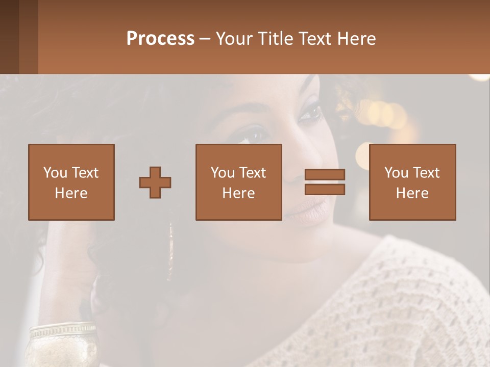 Wellness Caucasian Ocean PowerPoint Template