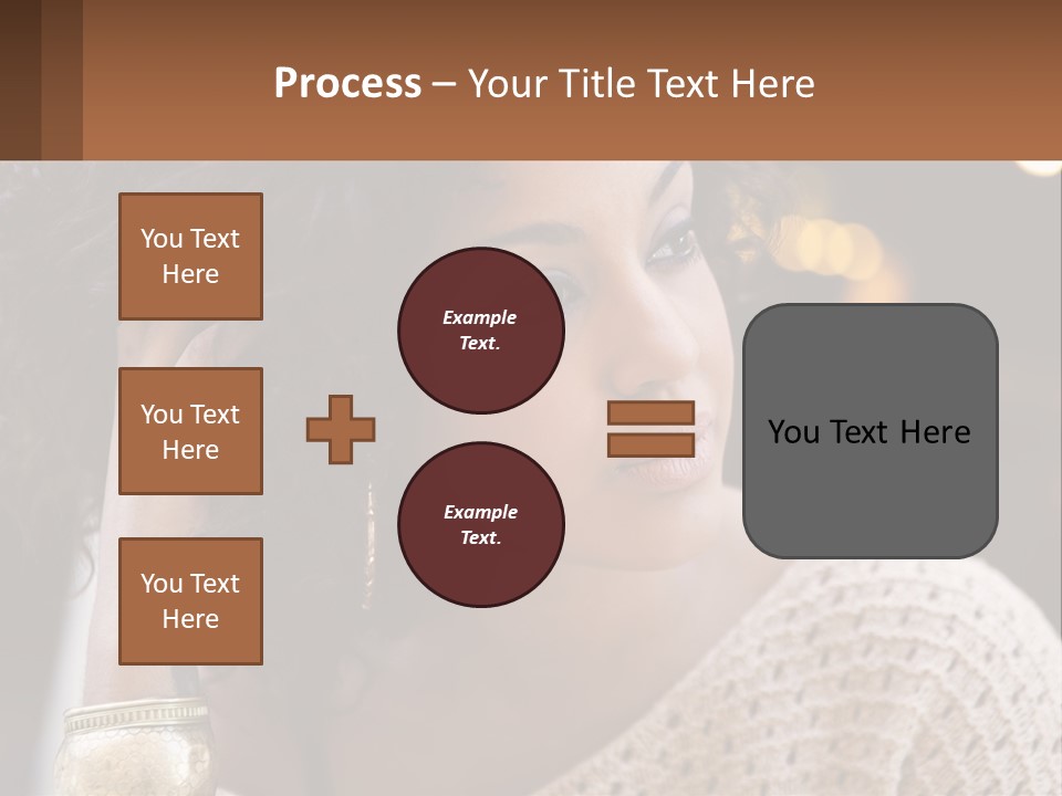 Wellness Caucasian Ocean PowerPoint Template