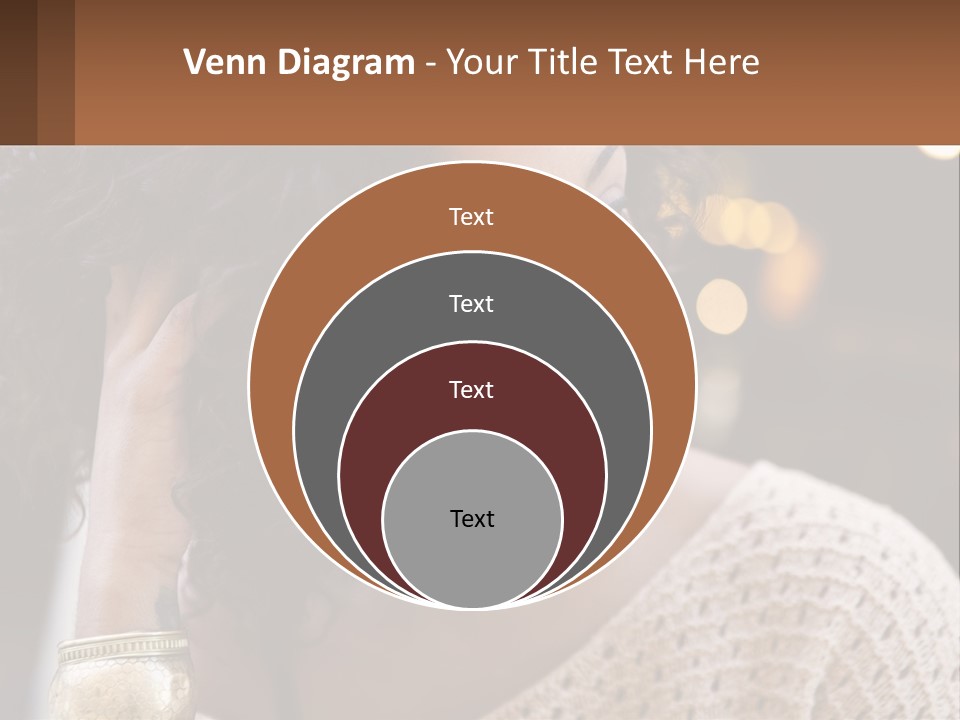 Wellness Caucasian Ocean PowerPoint Template