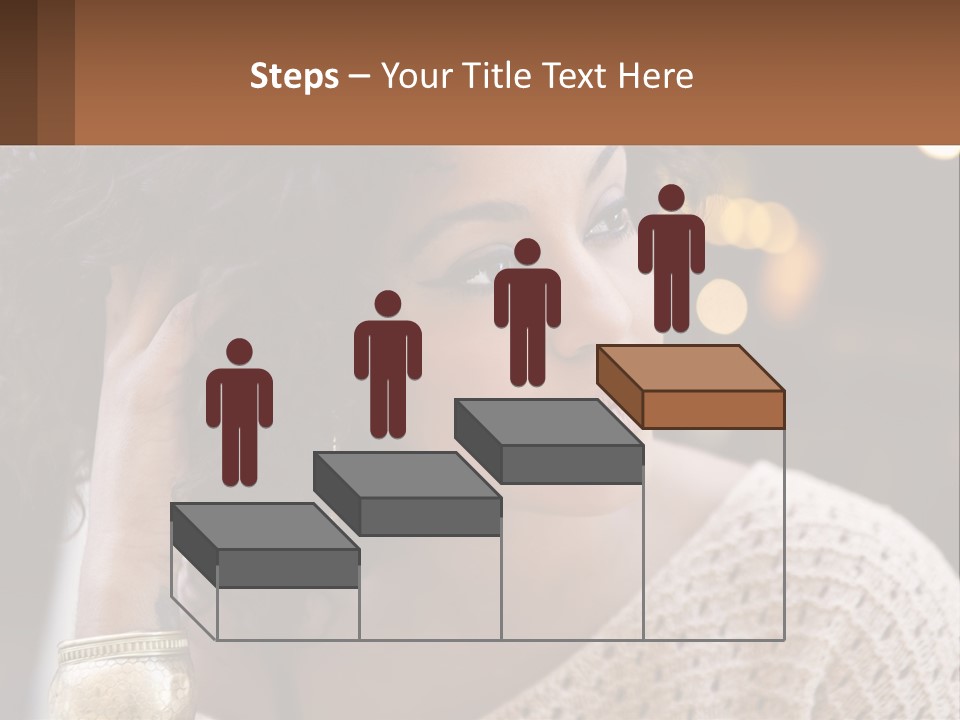 Wellness Caucasian Ocean PowerPoint Template