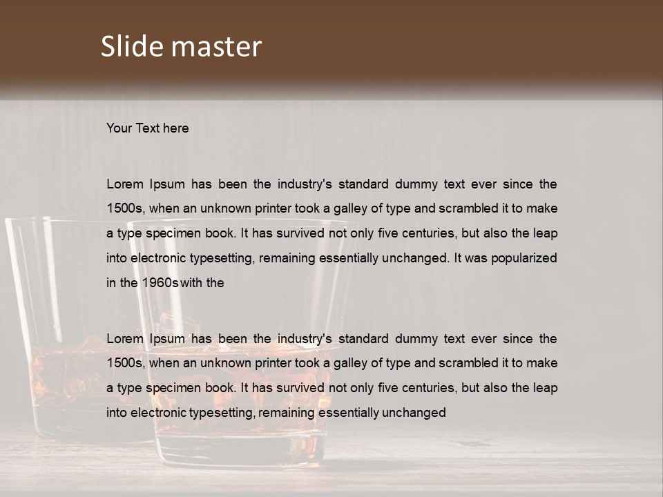 Calm Water Lifestyle PowerPoint Template