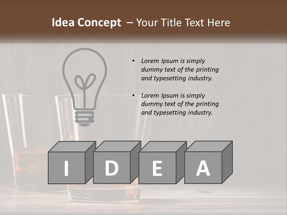 Calm Water Lifestyle PowerPoint Template