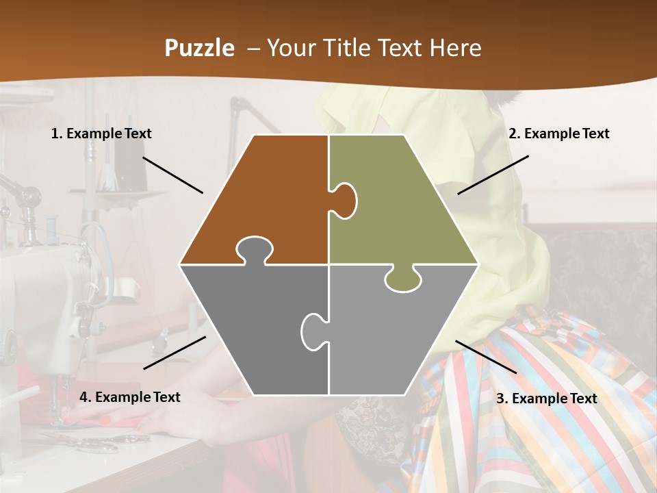 Retired Portrait Wave PowerPoint Template