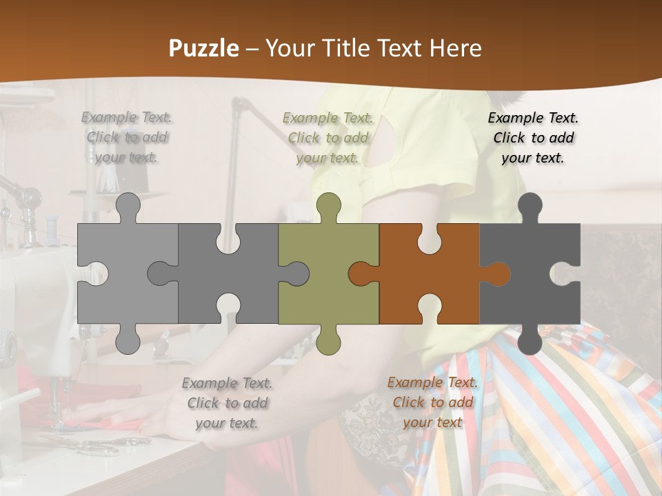 Retired Portrait Wave PowerPoint Template