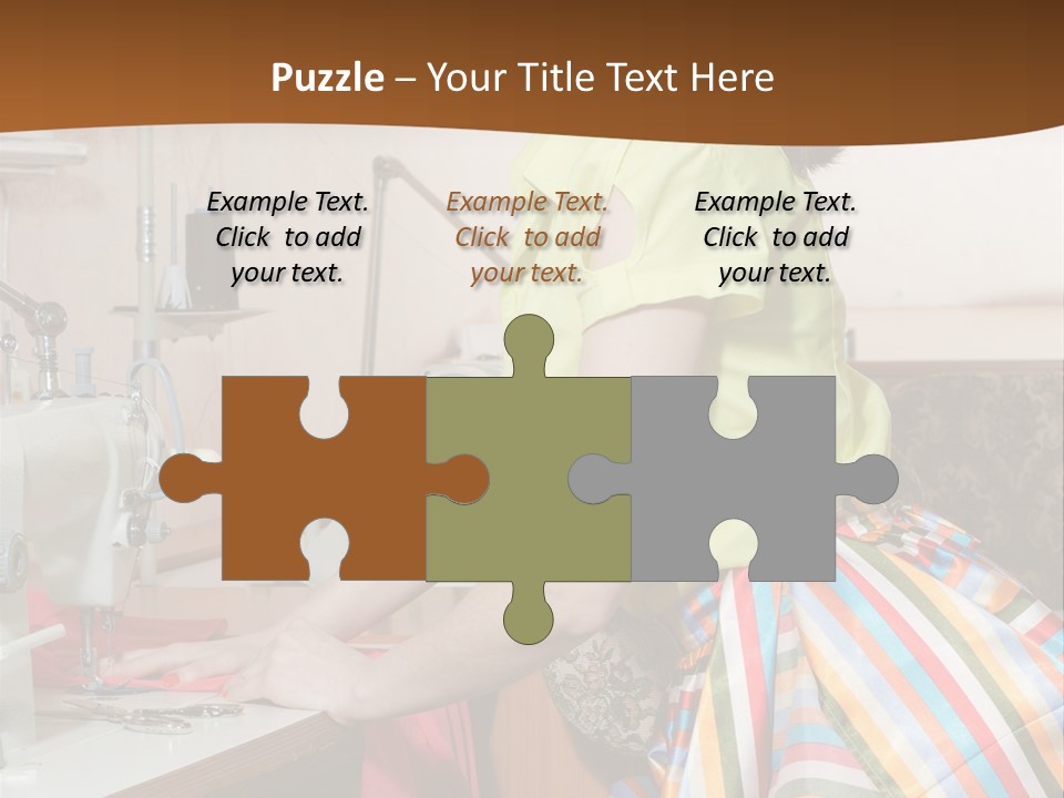 Retired Portrait Wave PowerPoint Template