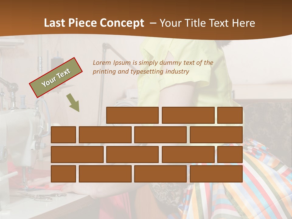 Retired Portrait Wave PowerPoint Template