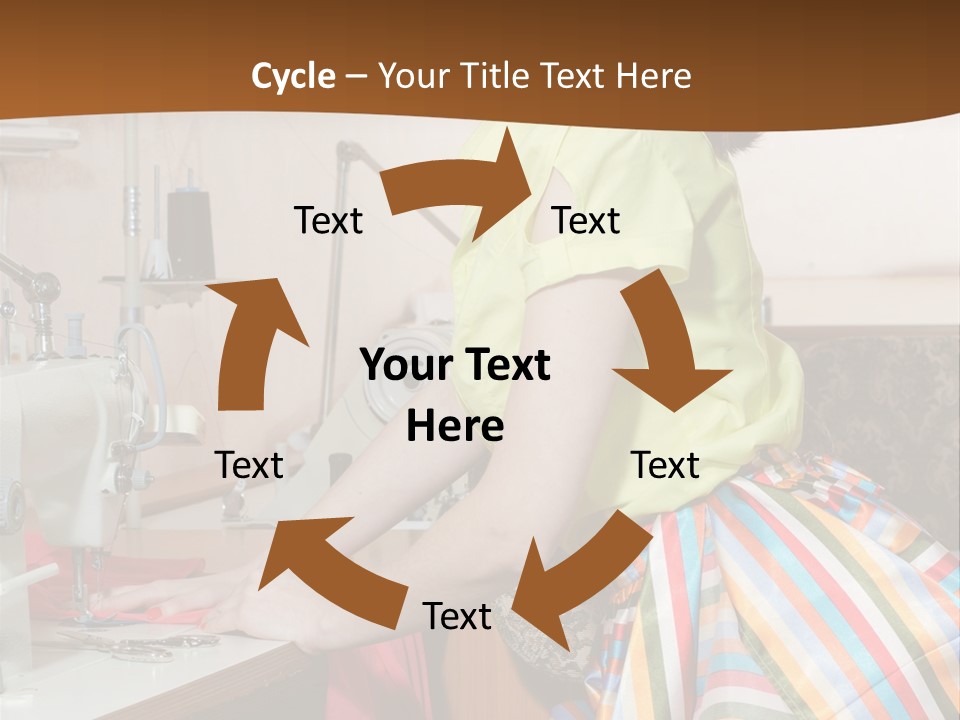 Retired Portrait Wave PowerPoint Template