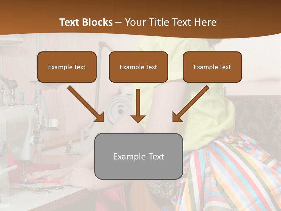 Retired Portrait Wave PowerPoint Template