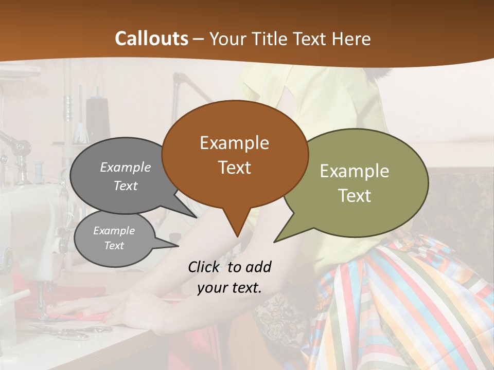 Retired Portrait Wave PowerPoint Template