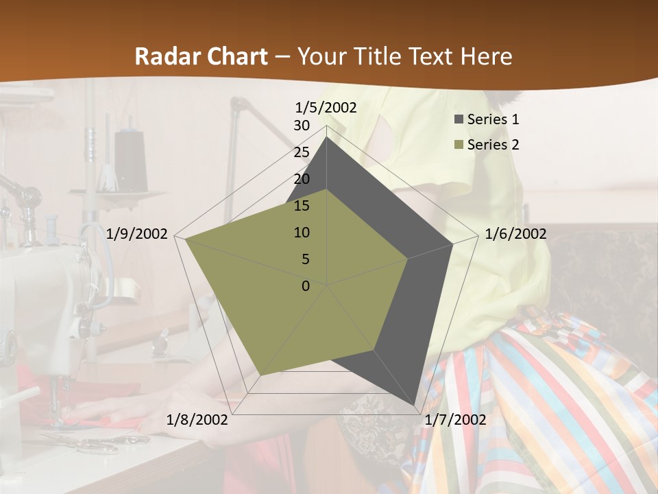 Retired Portrait Wave PowerPoint Template