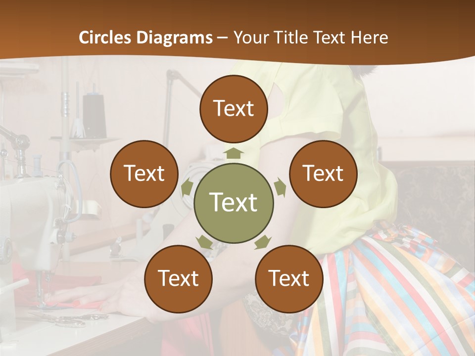 Retired Portrait Wave PowerPoint Template